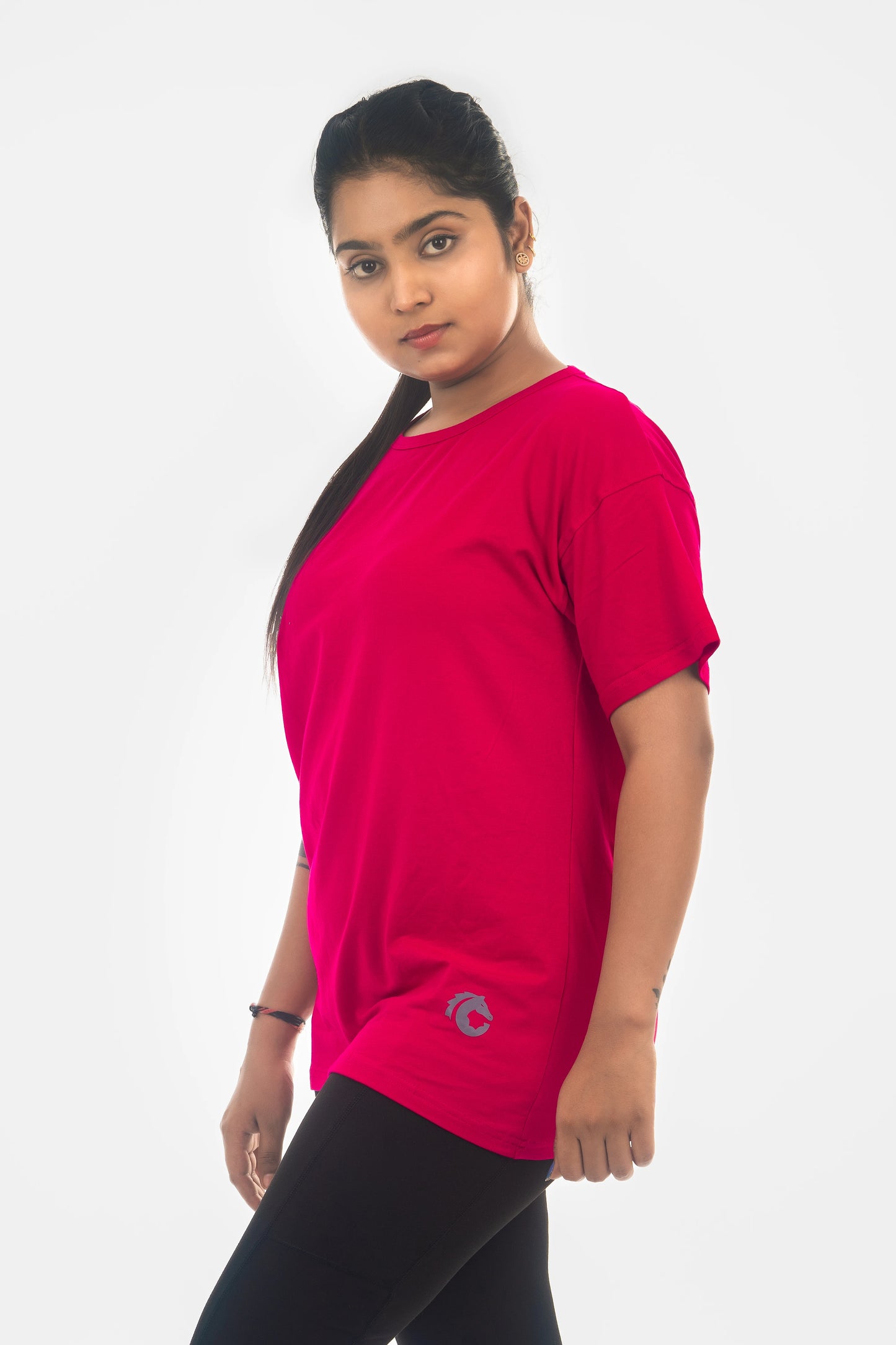 Women’s Rusia Pink Cotton Tee