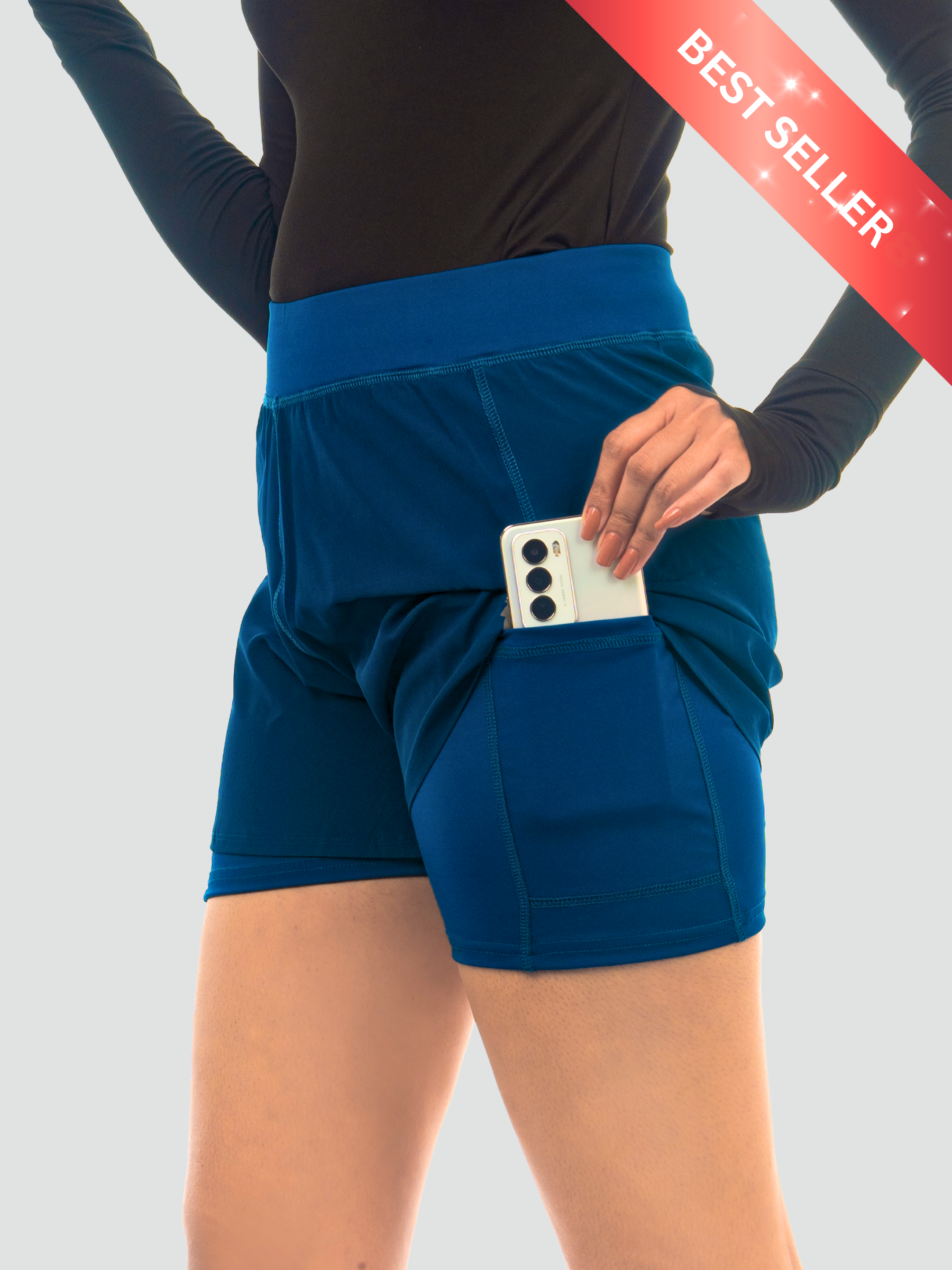 The Performance Shorts- Airforce Blue