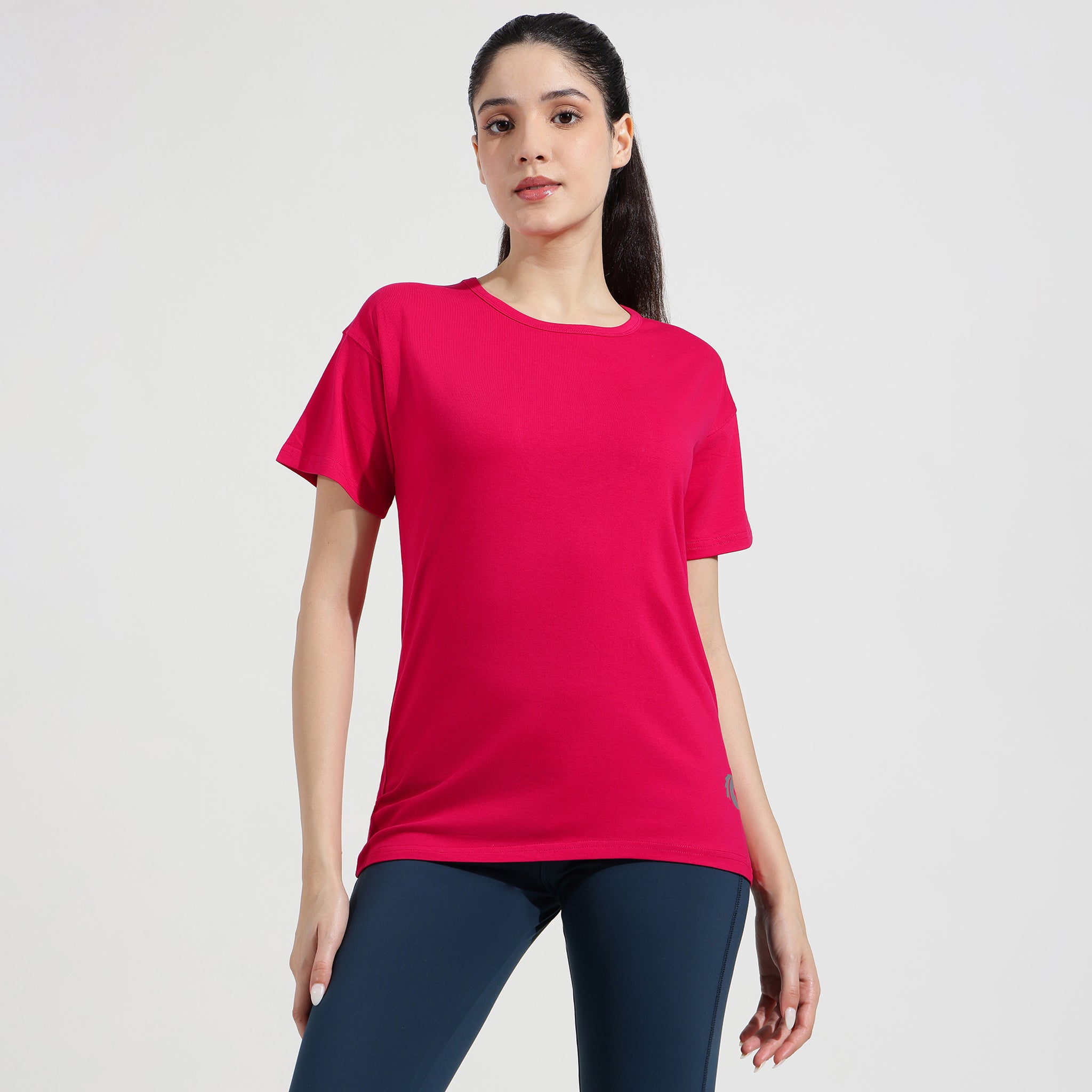 Women’s Rusia Pink Cotton Tee
