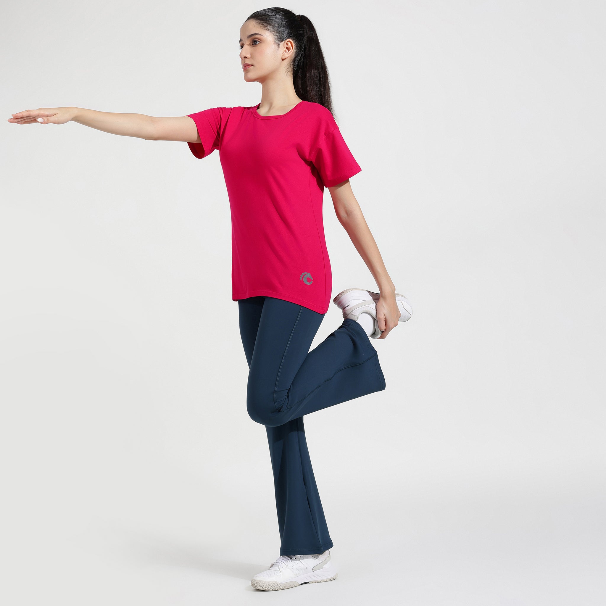 Women’s Rusia Pink Cotton Tee