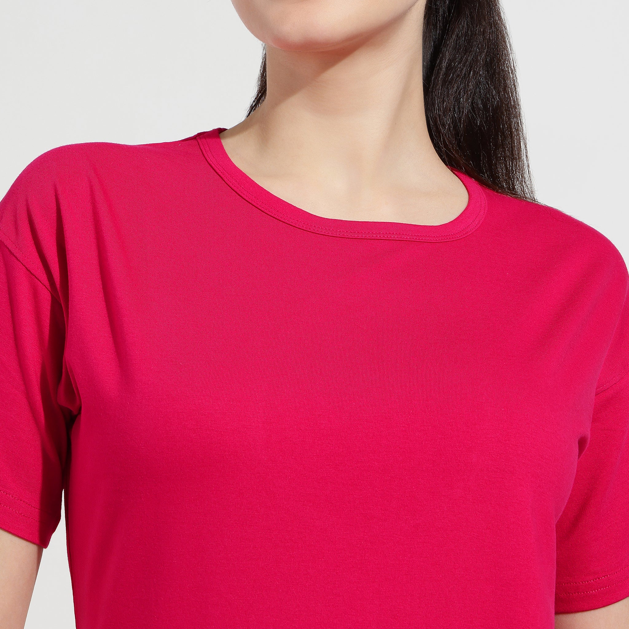 Women’s Rusia Pink Cotton Tee