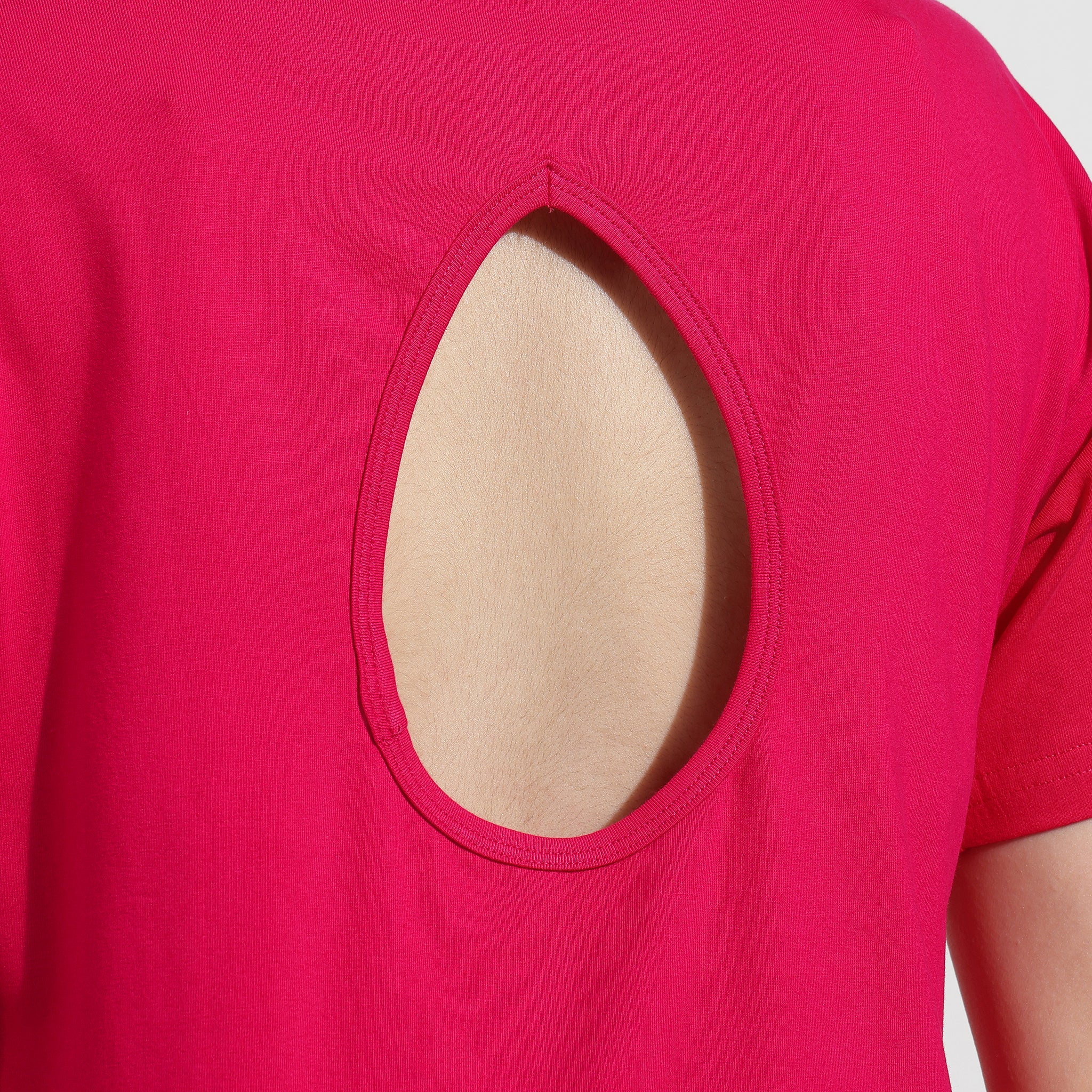 Women’s Rusia Pink Cotton Tee