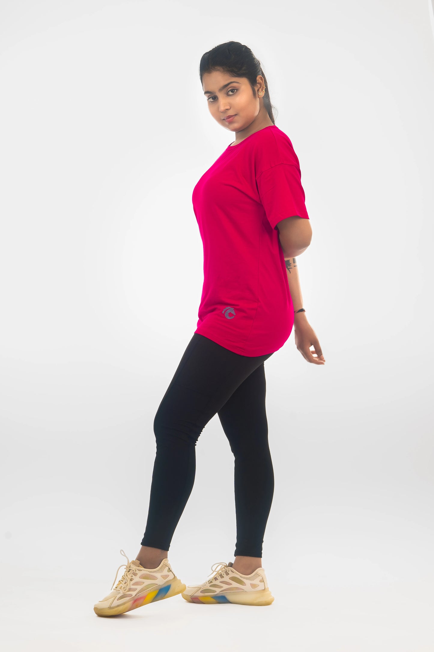 Women’s Rusia Pink Cotton Tee