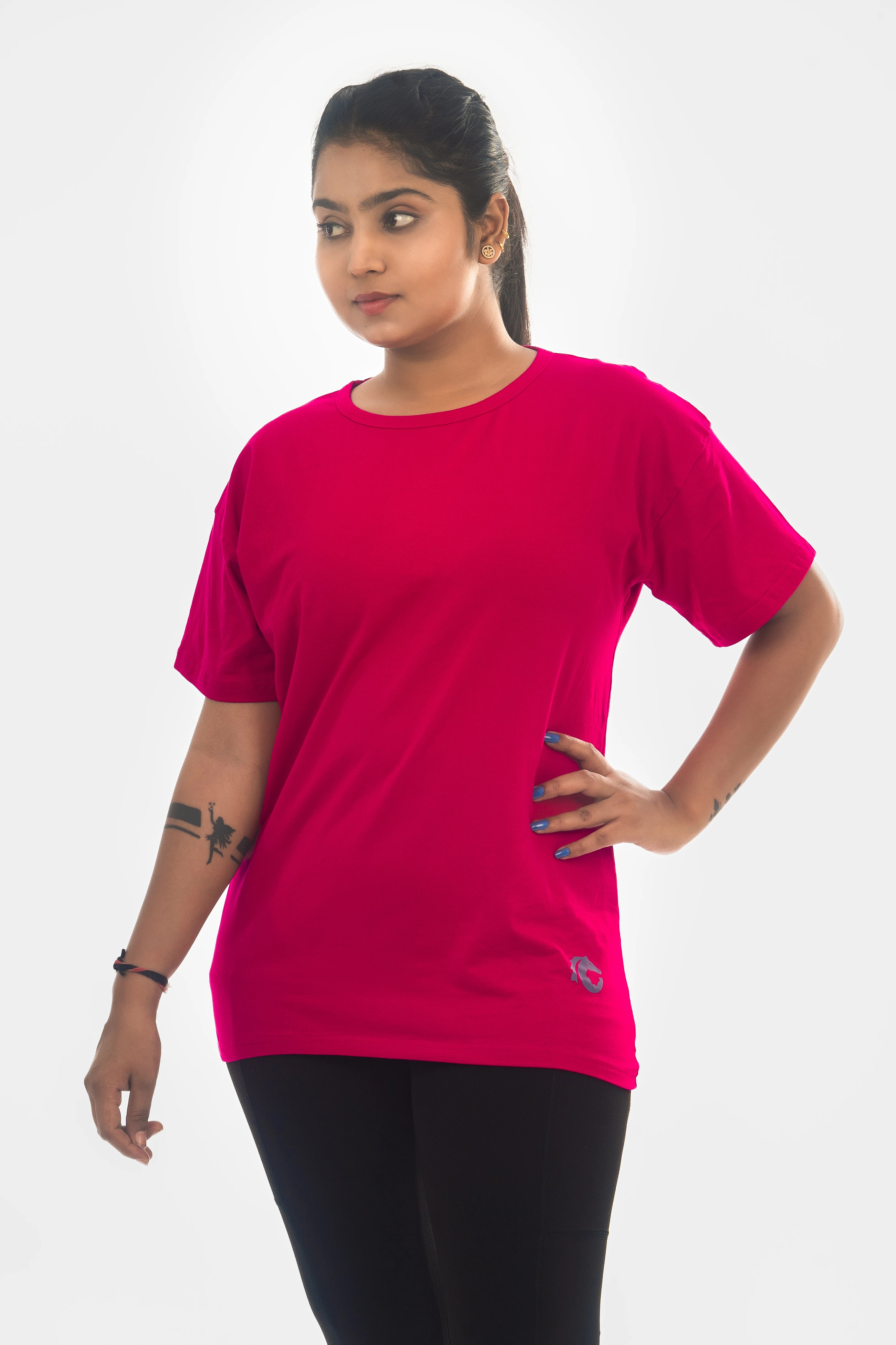 Women’s Rusia Pink Cotton Tee