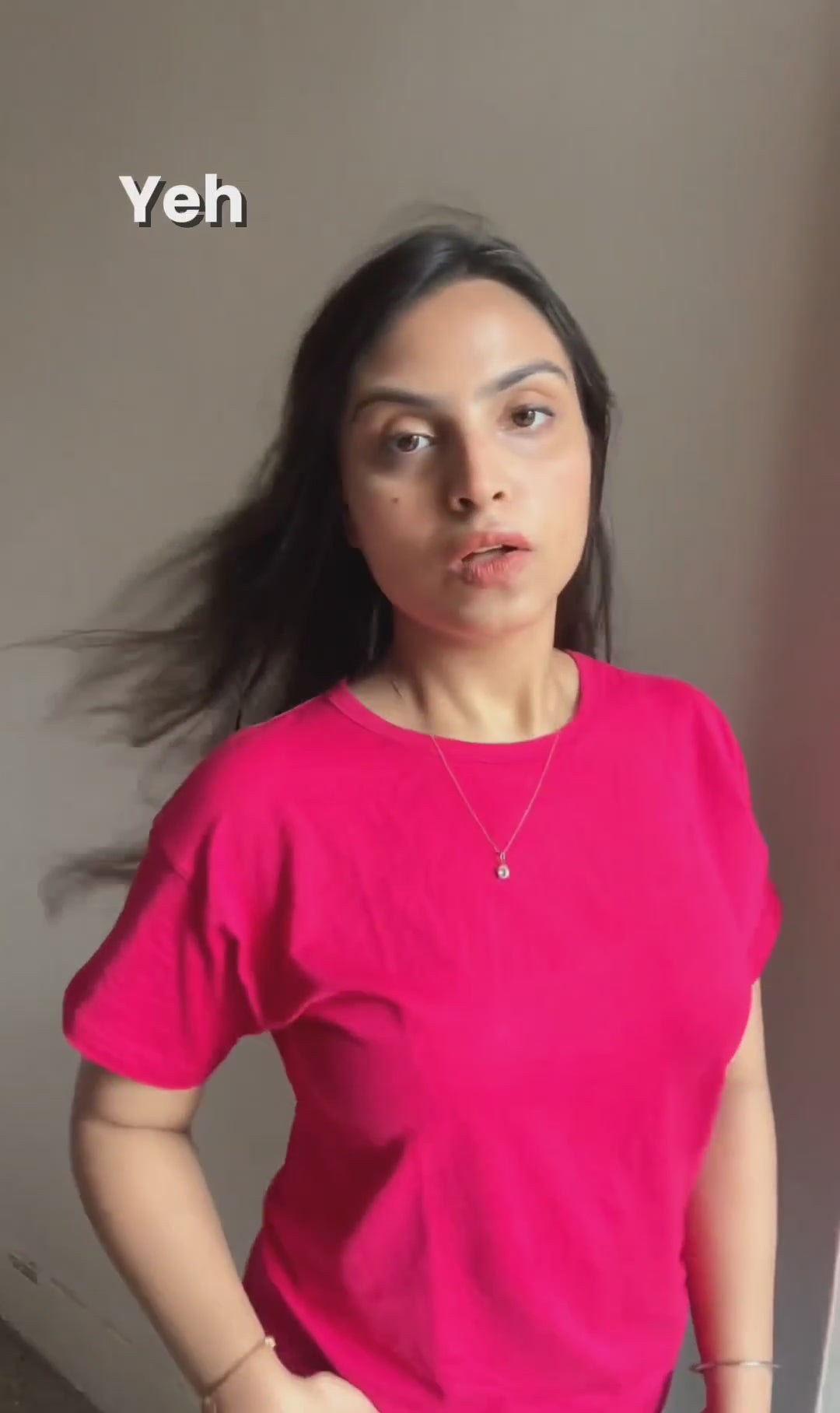 Women’s Rusia Pink Cotton Tee